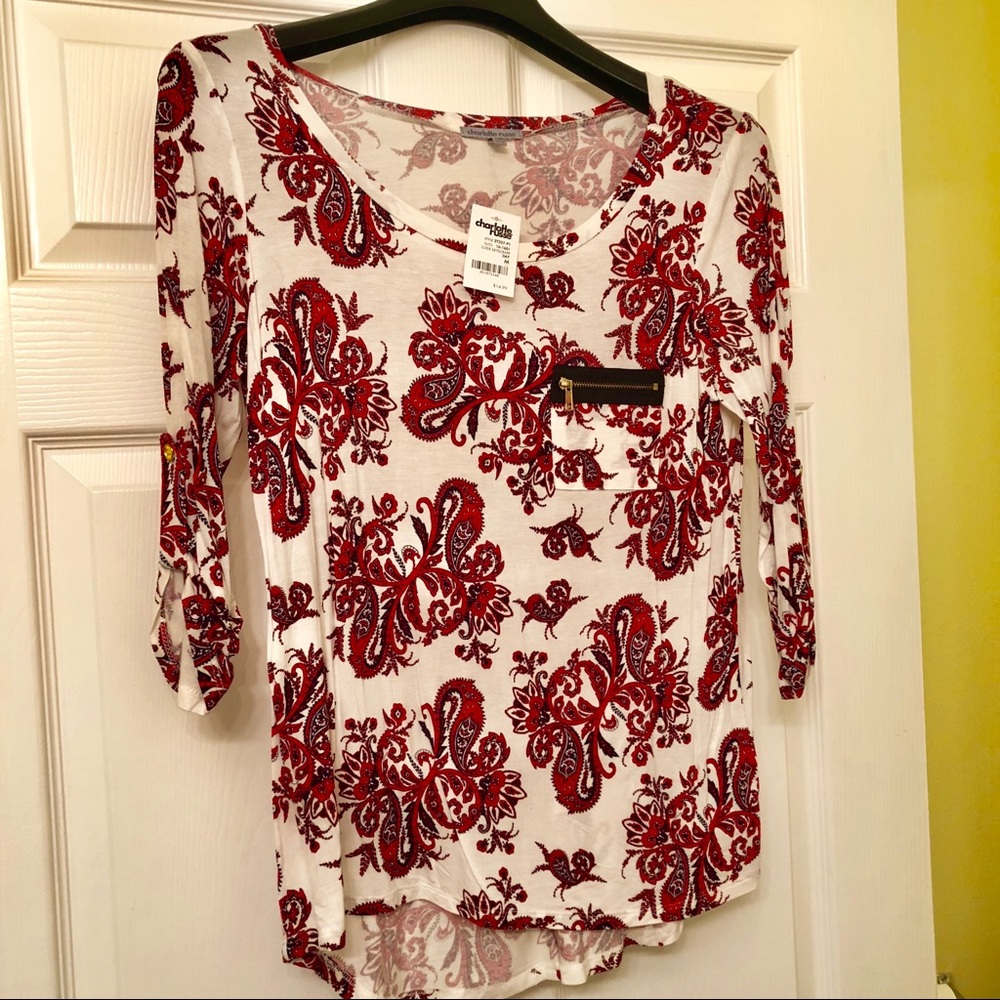 Red Paisley Shirt
